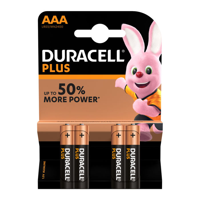 Batterie Duracell PLUS +50% AAA ministilo