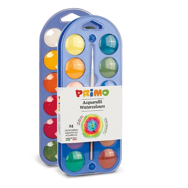 Acquerelli 24 colori PRIMO D.30