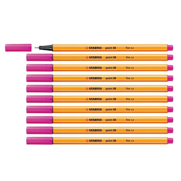 Penna point 88 Rosa 0,4mm Stabilo