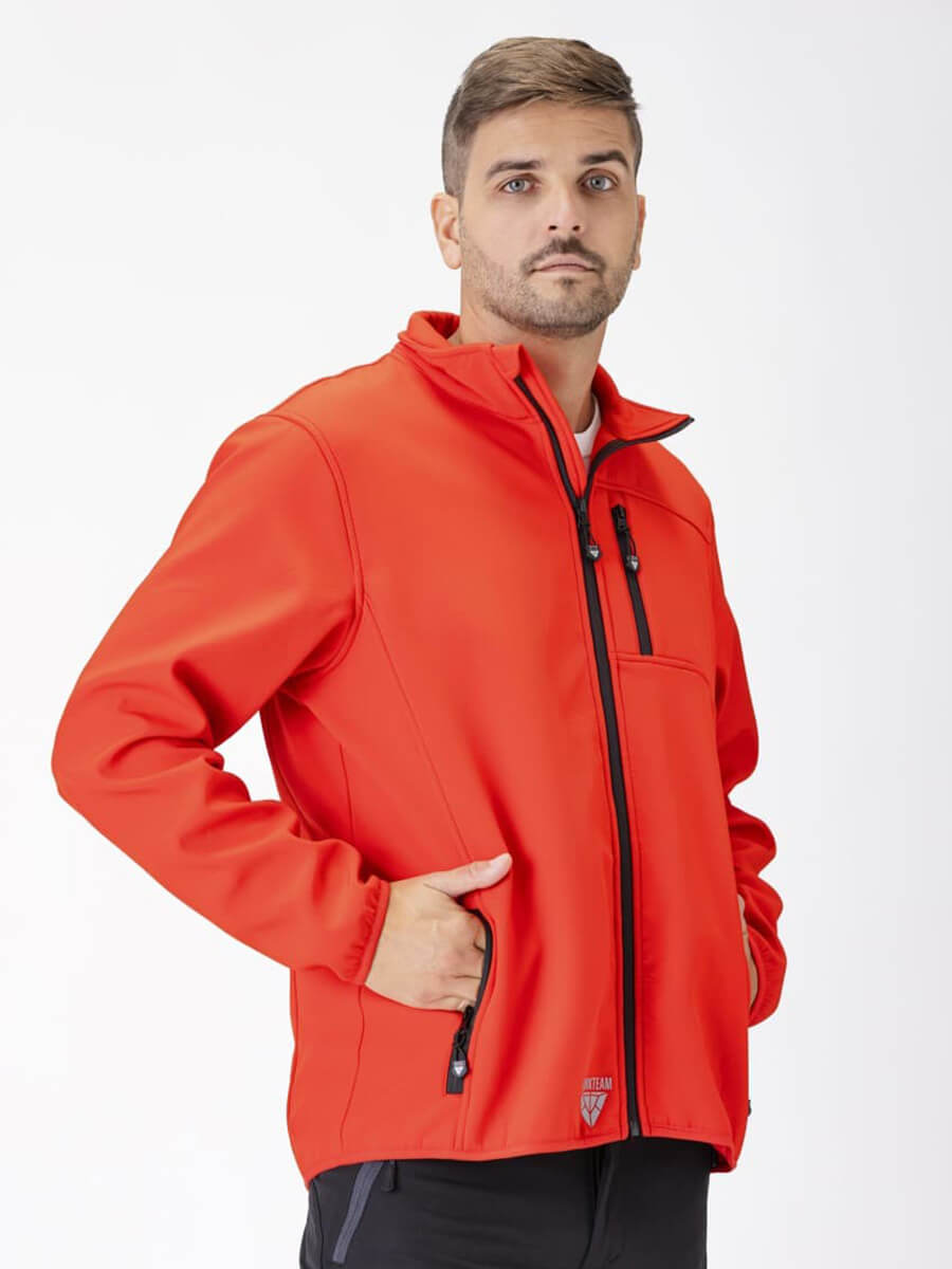 Giacca softshell doppio strato workshell colore Blu Navy