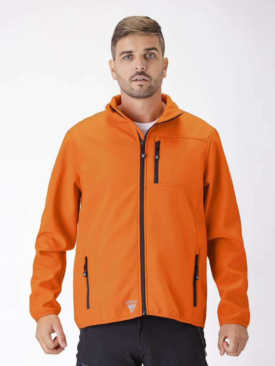 Giacca softshell doppio strato workshell colore Blu Navy