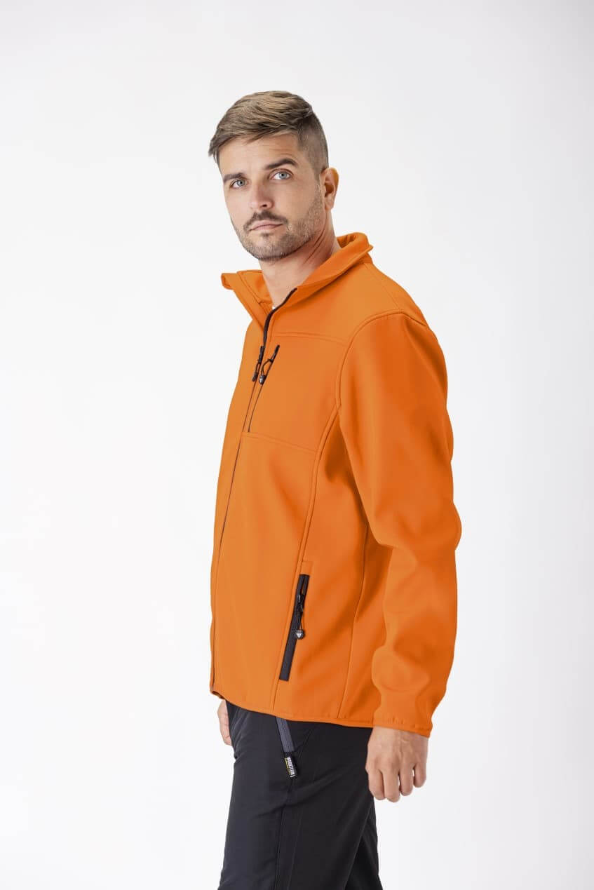 Giacca softshell doppio strato workshell colore Blu Navy