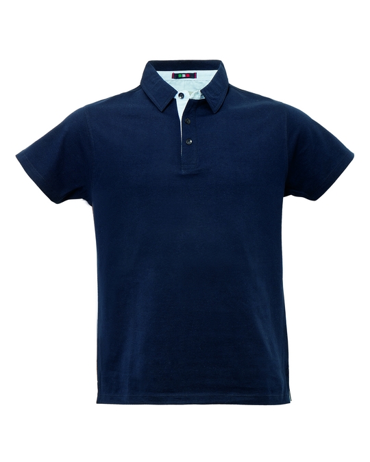 Polo Penny cotone 160gr jersey Blu Navy
