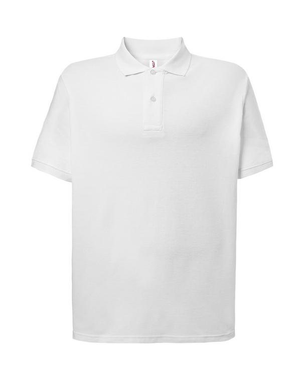 Polo JT JHK 180 gr cotone 100% Bianco