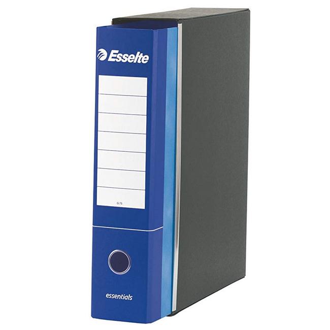 Raccoglitore  G75 ad Anelli con Custodia 29x19cm Dorso 8 BLU