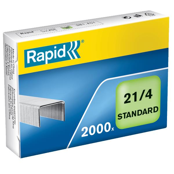 Punti universali per cucitrice Rapid 21/4 passo 6 cf 2000X10 pezzi