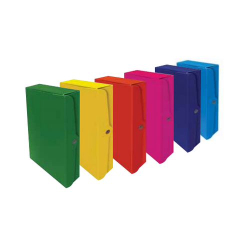 Carpetta portaprogetto con bottone Dorso 8cm in cartone pesante VERDE